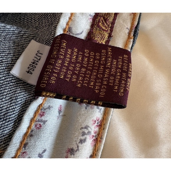 Vintage Zana Di Y2K Denim Women's Jeans Juniors Sz 11 Bootcut Low Rise Blue Boho - Picture 6 of 12